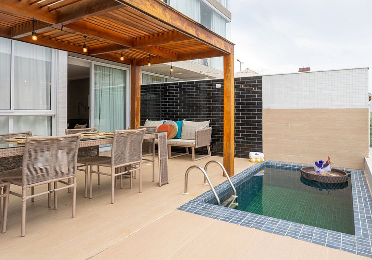 105B - Luxo Garden c piscina - Branco Haus by Jess