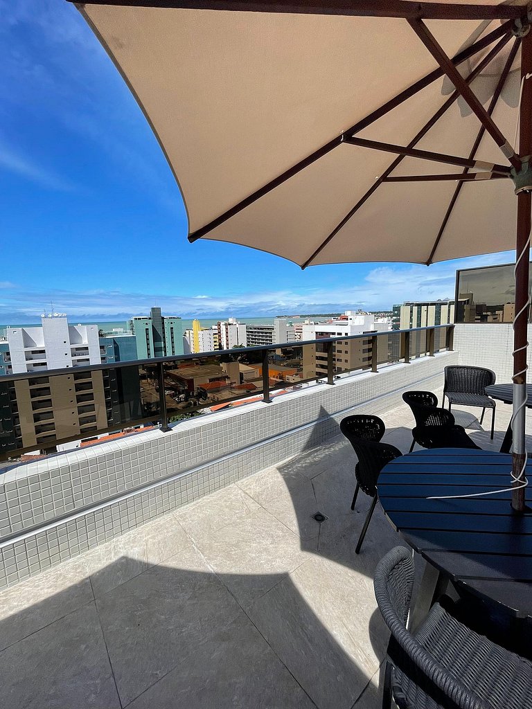 510 - Loft Luxuoso no Cabo Branco